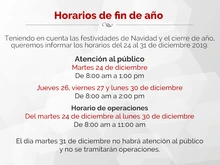 Horarios