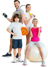 Imagen familia - deporte 