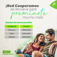 &iexcl;Red Cooperamos se renueva para premiarte mucho m&aacute;s!