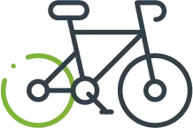 Una bicicleta